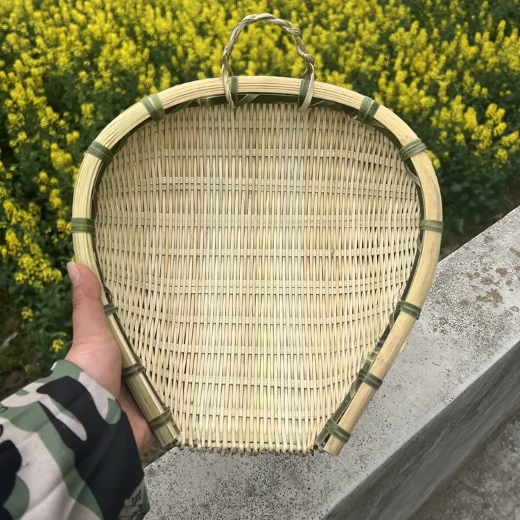 3斤米 24*25厘米 全竹青筲箕
