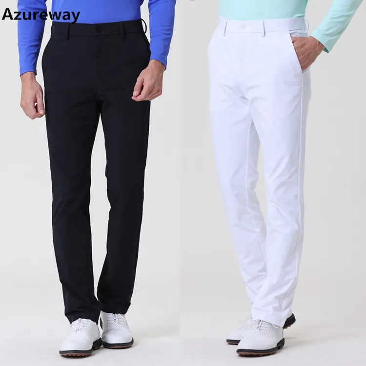 Azureway高尔夫四季穿男长裤新款透气速干弹力修身GOLF运动球衣服