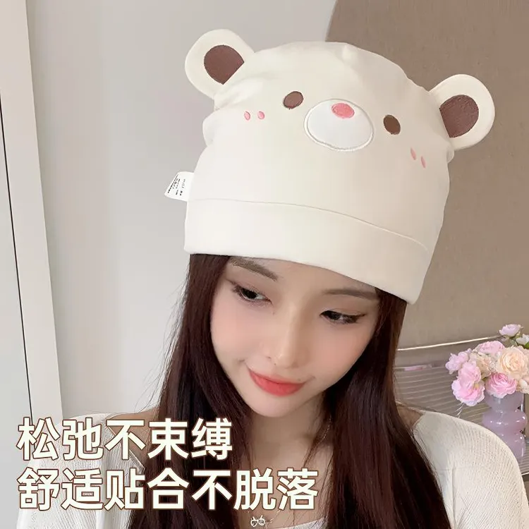 月子帽夏季5678月份防风单层孕妇产妇产后坐月子帽子时尚舒适透气