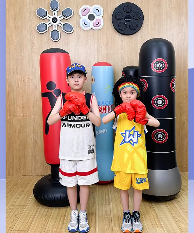 【第三代升级加厚】亲子运动儿童充气拳击柱不倒翁