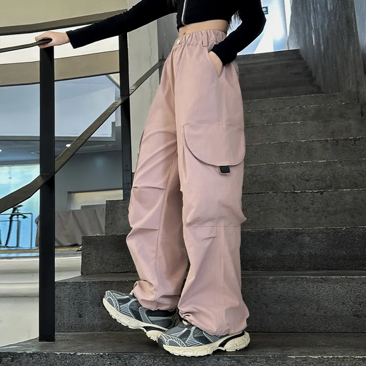 女童休闲工装裤中大童儿童春秋季新款6-12岁时髦学生潮流时尚裤子