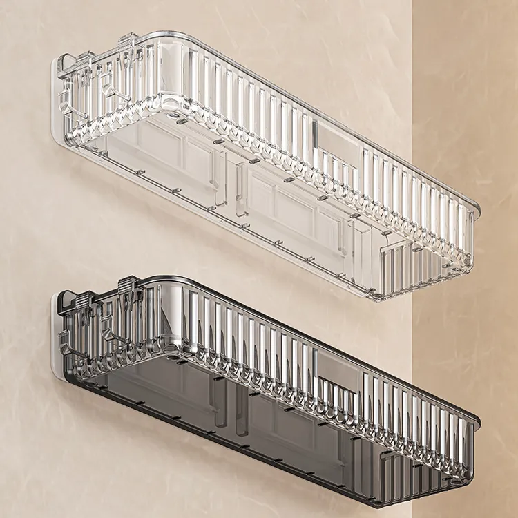 浴室卫生间置物架免打孔台面洗漱台挂架墙上壁挂式化妆品收纳架子