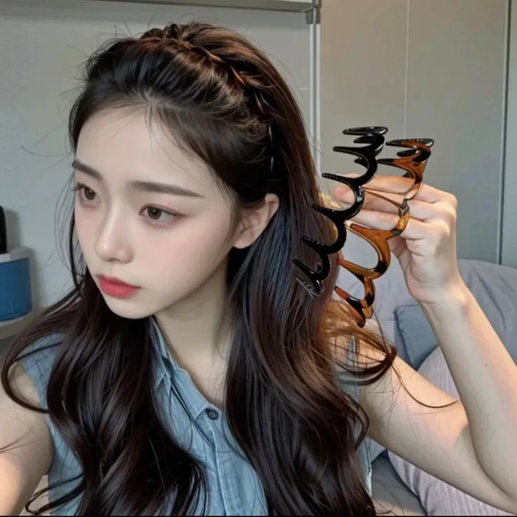 韩版防滑耐摔夏季两用网红简约碎发发箍女碎发整理神器高颅顶发箍