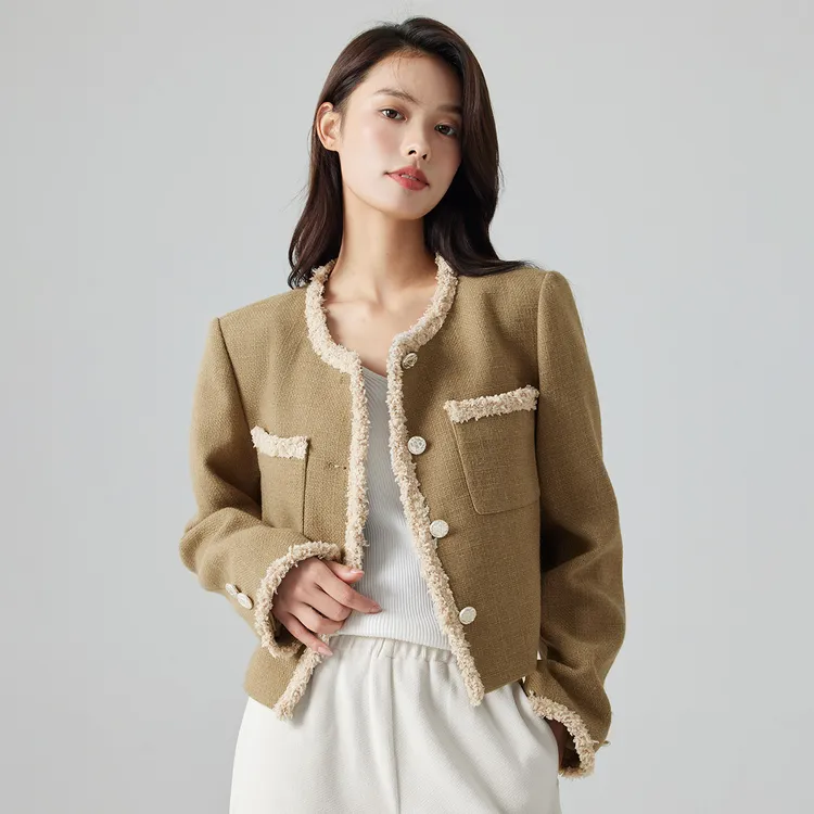 【冬季厚外套】茵曼冬季女棉衣/棉服小上衣休闲短外套爆款百搭时尚