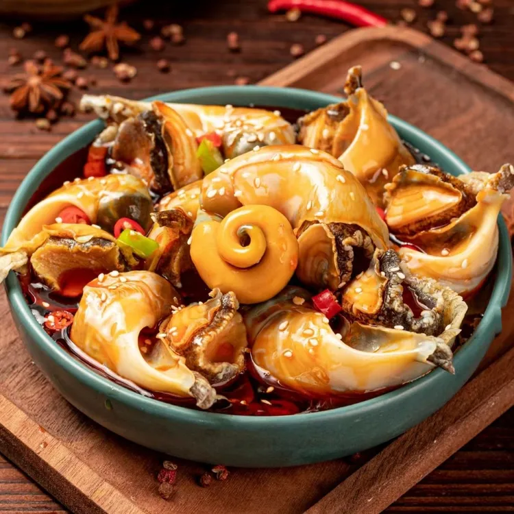 大盒麻辣海螺肉310克装熟食即食整只新鲜下锅捞汁海鲜零食罐头