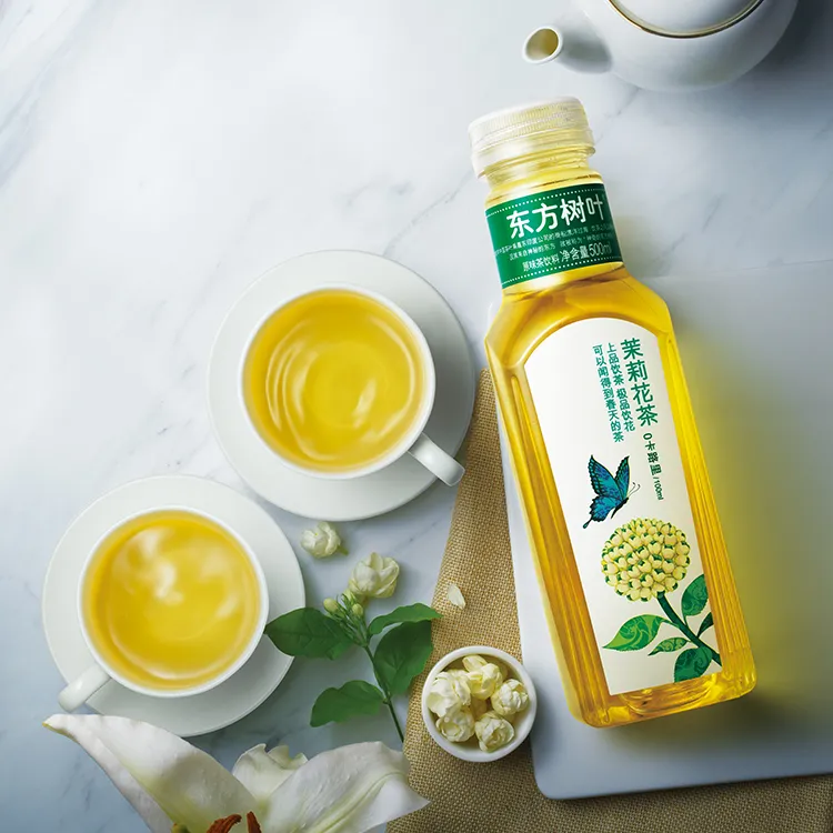 农夫山泉东方树叶茉莉花茶500ml*5瓶0糖0卡0脂常温