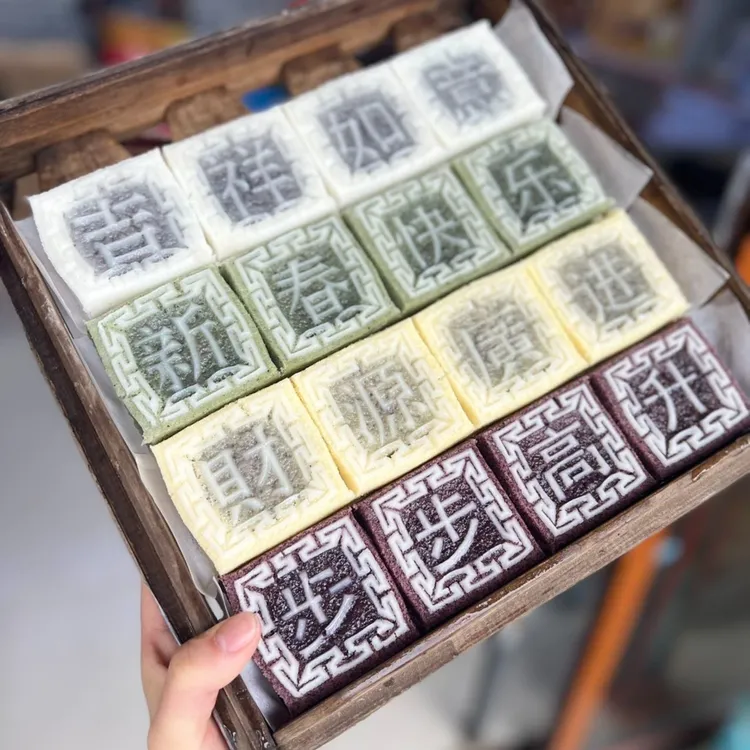 梁弄大糕正宗传统手工中式糕点心老式豆沙米糕切糕宁波特产早饭