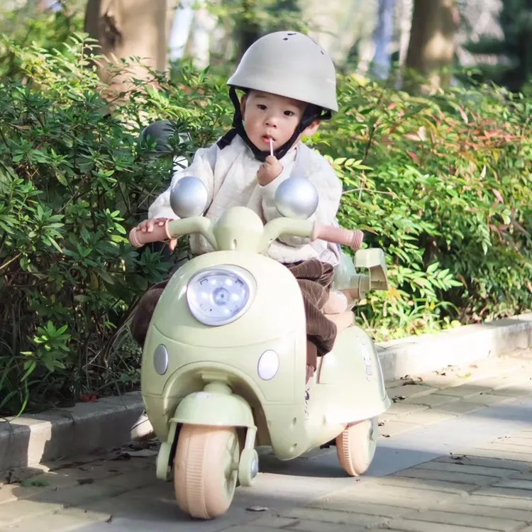 儿童摩托车电动三轮车1-5岁宝宝男女孩电瓶充电可坐人遥控玩具车