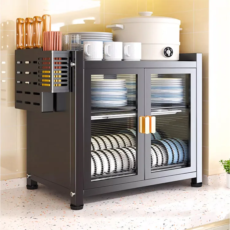 德国厨房商用收纳架多功能放筷子家用台面防尘碗柜碗架沥水架