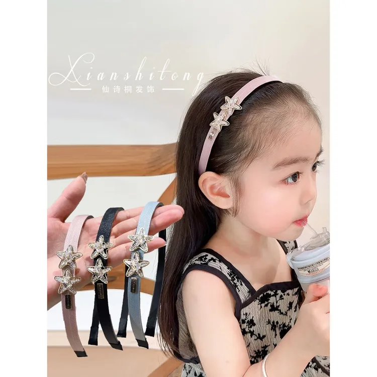 儿童发箍宝宝女童发卡五角星发夹发饰发带头箍公主不伤发可爱头饰