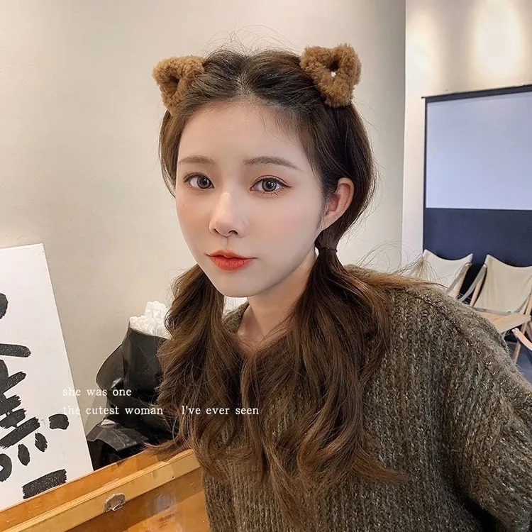 卡通风边夹抓夹甜美女千金风发夹网红发卡夹子秋冬气质简约新中式