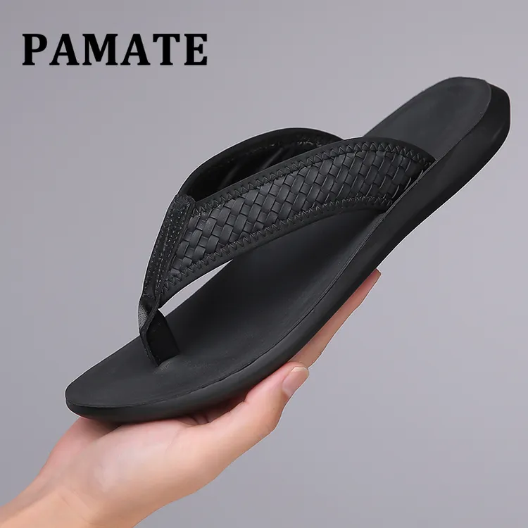 夏季新款男士百搭凉拖鞋时尚休闲百搭人字拖一脚蹬夹趾外穿沙滩鞋