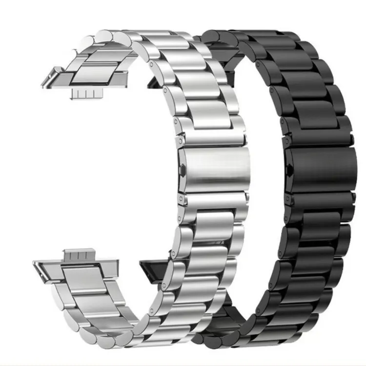 适用小米9Pro/8pro表带红米Watch5/4小米S4/S3实心三株钢带质感