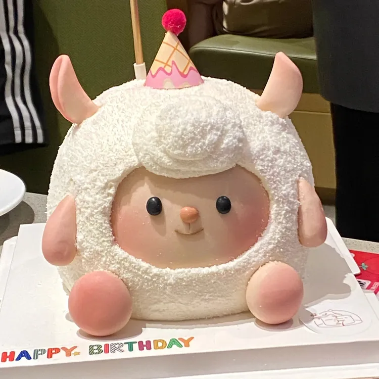 【同城配送】儿童卡通蛋仔派对新鲜水果夹心生日蛋糕手工美味定制款