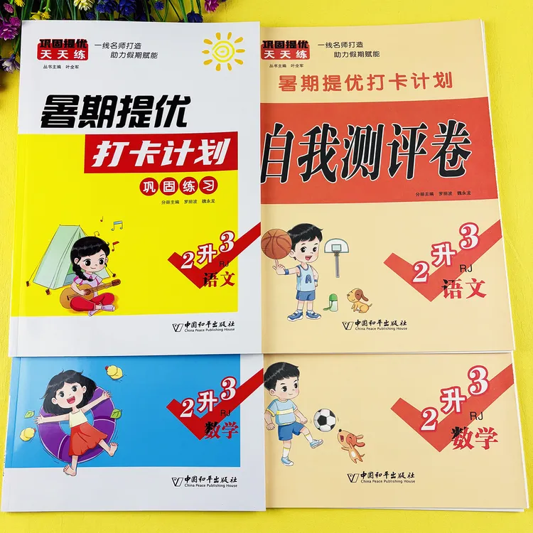 暑假衔接2升3年级暑假预复习一本通暑假练习册二年级下册暑假作业