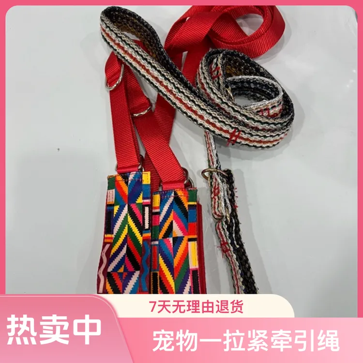宠物一拉紧牵引绳