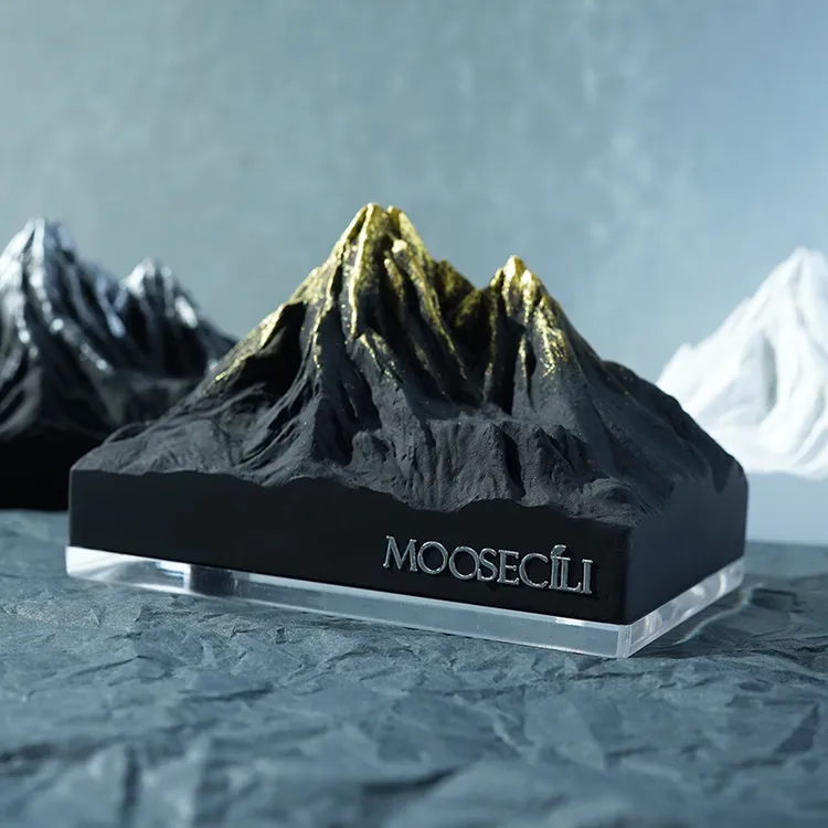 暮色十里扩香石车载香薰雪山金银山摆件卧室宿舍精油男女生日礼物