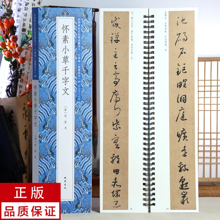 怀素小草千字文 静文轩近距离临摹字帖