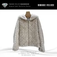UMORE FELICE华斯皮草【微微专属】丹麦进口天鹅绒水貂重工皮草外套