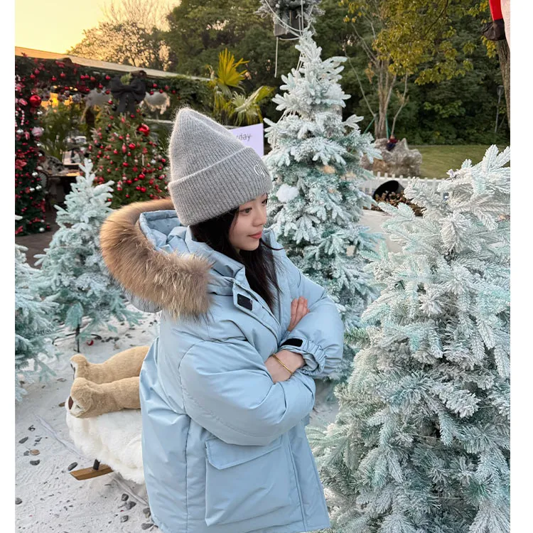 「过年战袍」新国标90鹅绒男女童中长款三防派克服