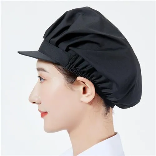 韩版厨师帽女厨房防掉发卫生车间防尘家用防油烟可调帽子防油帽女