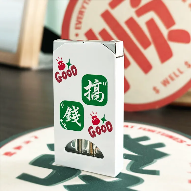 网红炫酷新款魔术双火创意打火机高档个性粉色防风火焰送男朋友潮