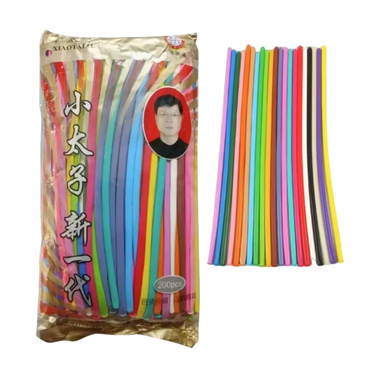 成都发货正品小太子加厚260长条气球小丑魔术气球手工DIY长条气球