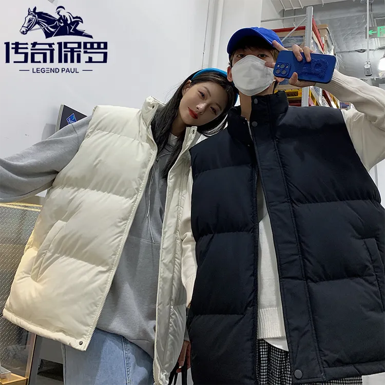 马甲男款秋冬季无袖棉马甲宽松保暖男士棉坎肩厚背心面包服外套潮