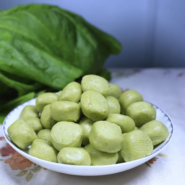 松湖街菜米团子350g 真空包装年糕美味食用