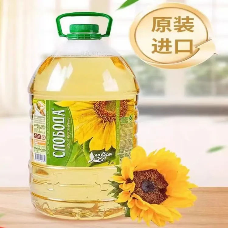 俄罗斯原装进口思诺博达牌葵花籽油5L/瓶
