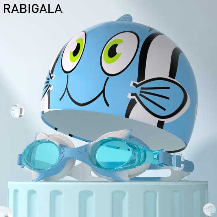 RABIGALA【粉丝福利】儿童泳镜防水防雾小孩泳镜高清宝宝2-8岁