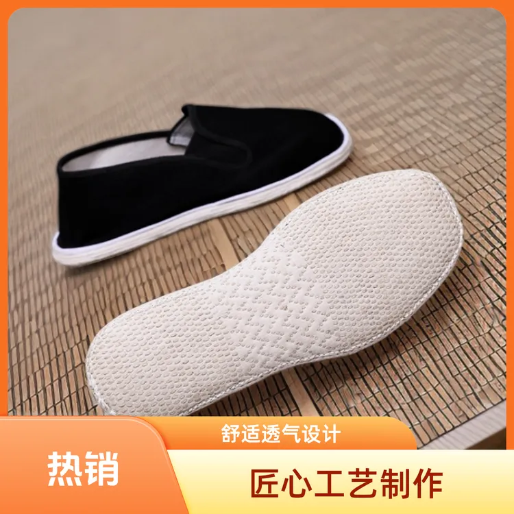 爸爸鞋开车鞋休闲农村老布鞋经典纯手工纳底男士布鞋男款老北京