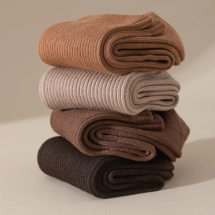 全棉袜子秋冬男外穿加厚高筒运动袜