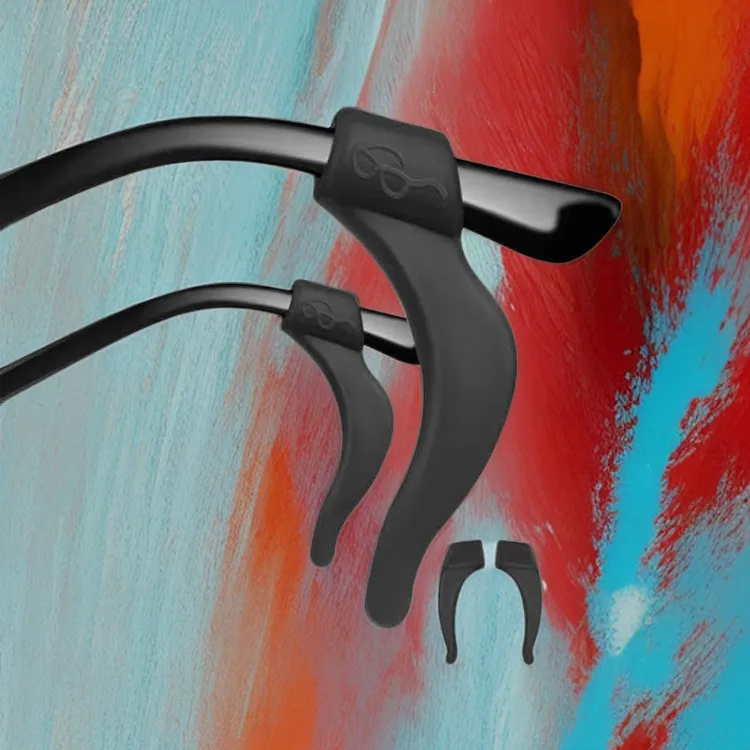 硅胶防滑套腿耳套耳勾耳托挂固定配件眼镜架脚套眼睛耳拖防磨耳朵