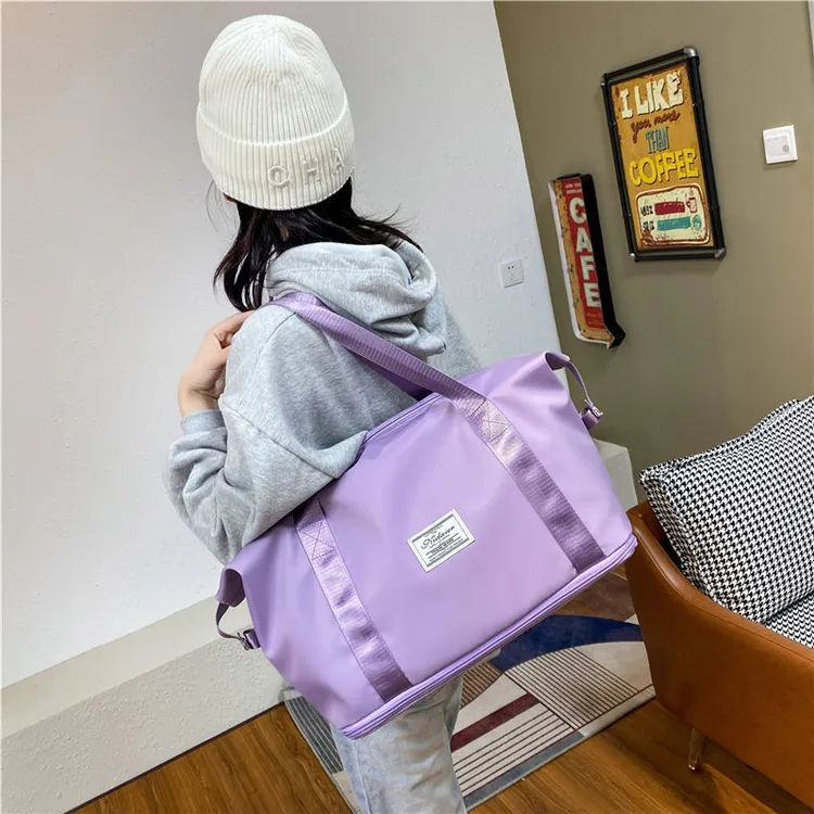 旅行包干湿分离单肩包收纳健身包女防水行李袋便携旅行好物学生