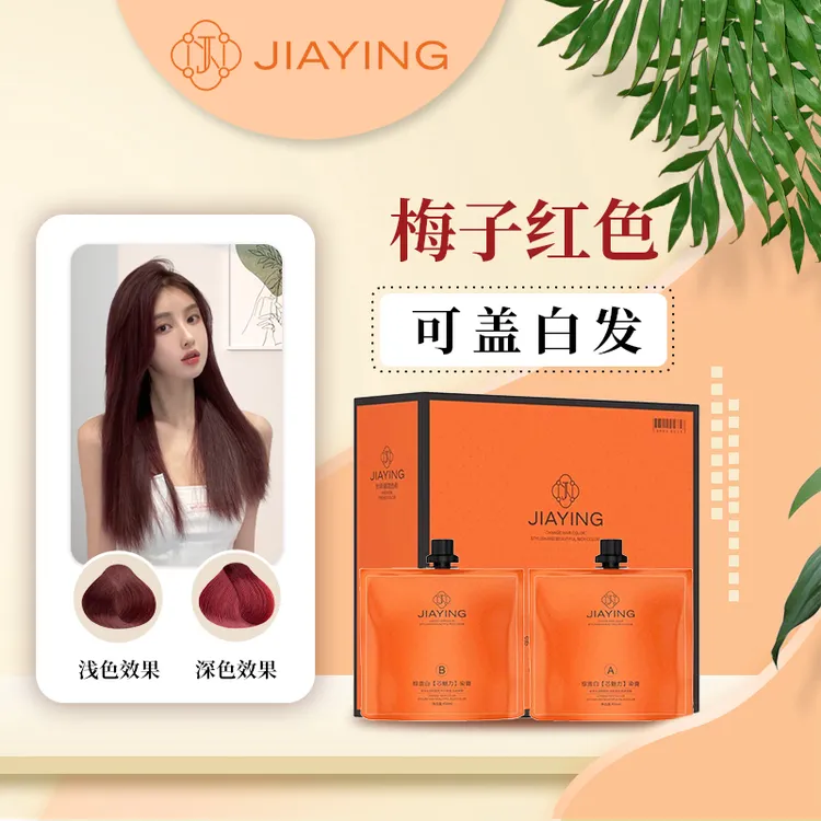 嘉瀛JIAYING嘉瀛染发膏2024流行新潮色自己染发可盖白染膏柔顺
