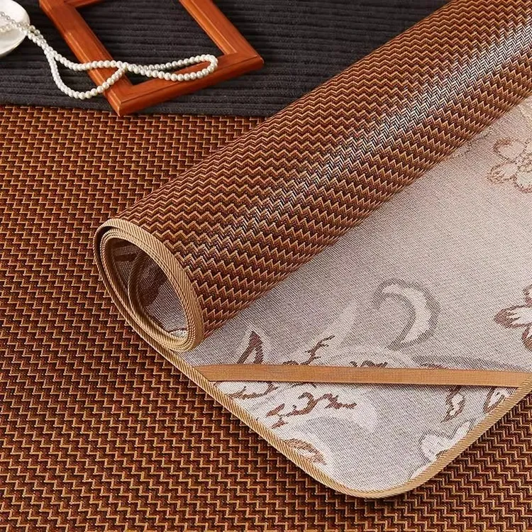 凉席学生宿舍单人0.9m1.2米80可折叠藤席子直筒85草席1.1双面冰丝