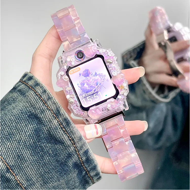 适用小天才电话手表表带z9/z10/Z6RPO少年D2/Z11保护壳套U3替换带