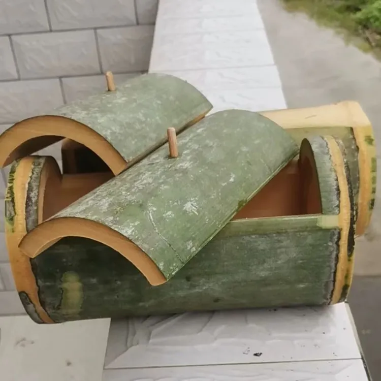 菜筒蒸饭蒸笼竹筒饭竹筒天然绿色健康多尺寸两节正开卧式定制餐具