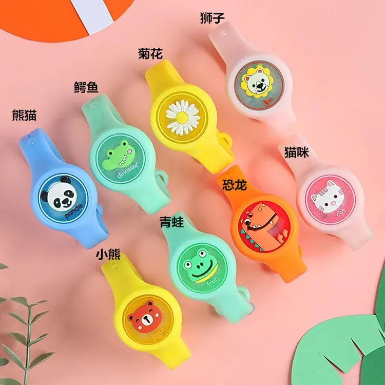 儿童驱蚊手环女防蚊虫玩具手表男闪光驱蚊扣防水户外夏季防蚊神器