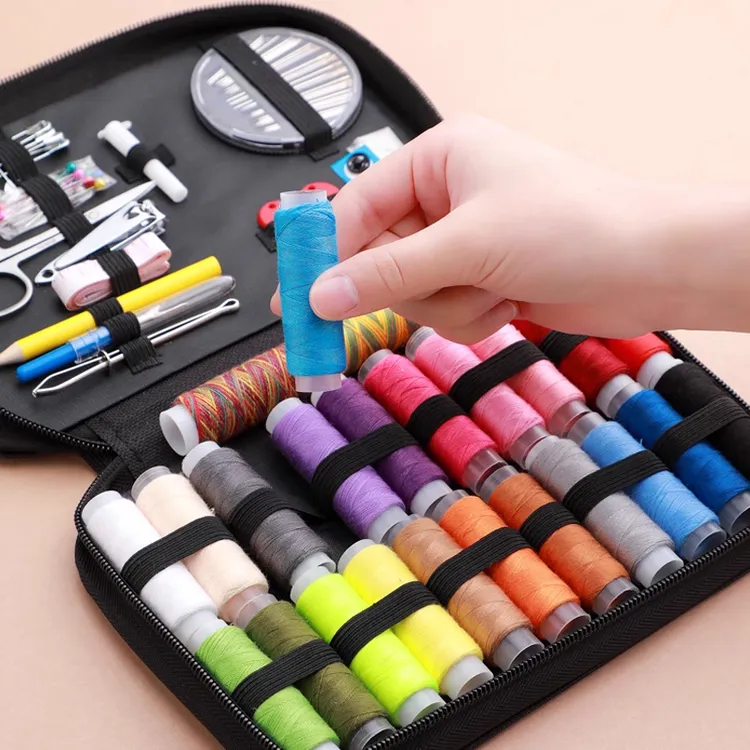 针线盒家用实用针线包缝补家用手缝针全套缝纫工具高质量衣服缝补