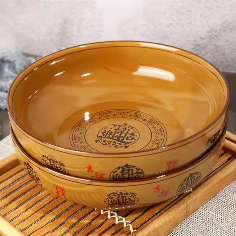招财进宝大碗面商用多规格陶瓷大汤碗酸菜鱼麻辣香锅冒菜炖菜餐具