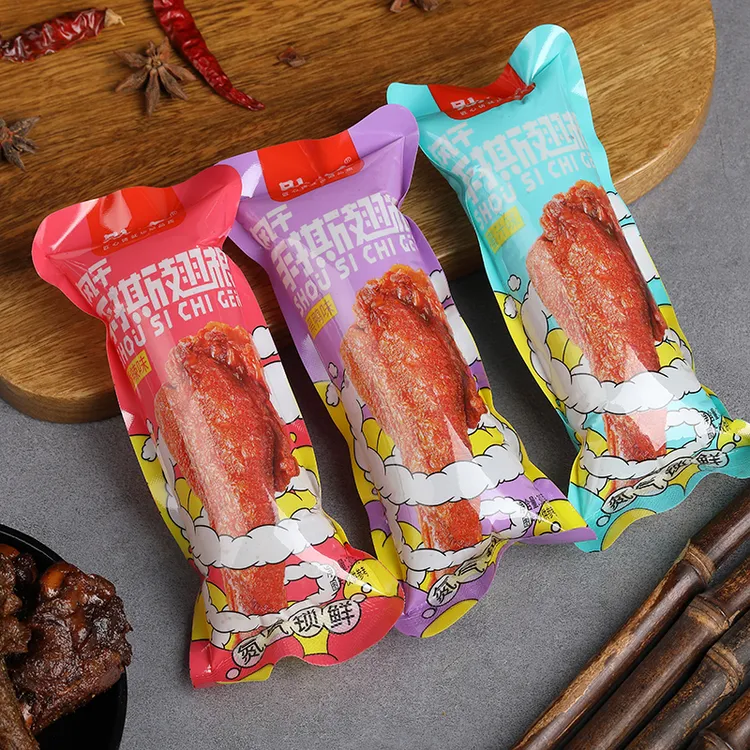 氮气锁鲜鸭小腿鸭翅根风干卤味即食鸭肉解馋零食小吃