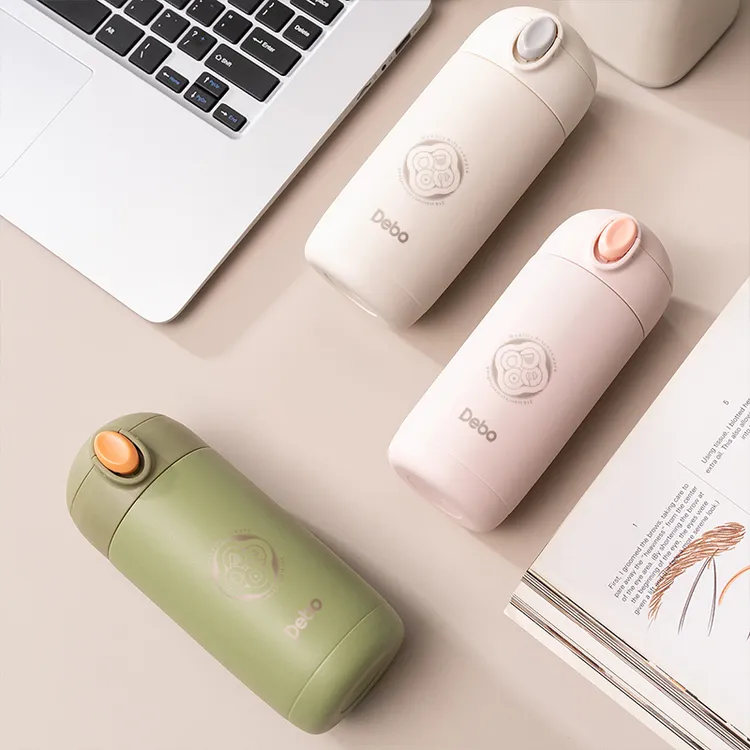 Debo/德铂316保冷保热保鲜杯精致吸管杯弹跳杯简约便携出行克罗斯