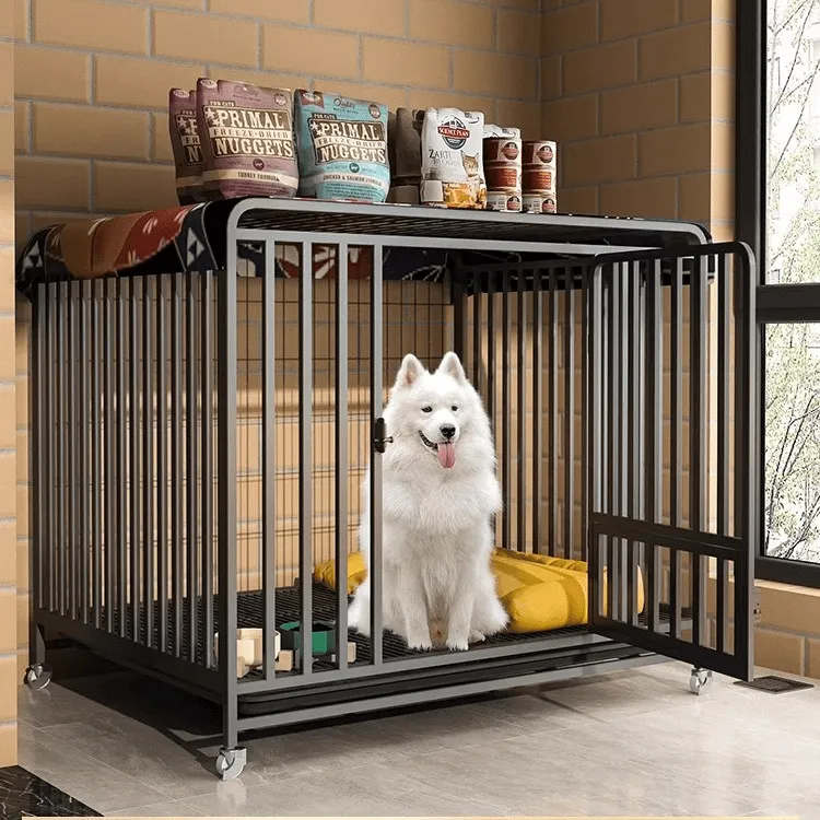 狗笼子中型大型犬室内带厕所边牧小型宠物笼超大拉布拉多金毛狗笼