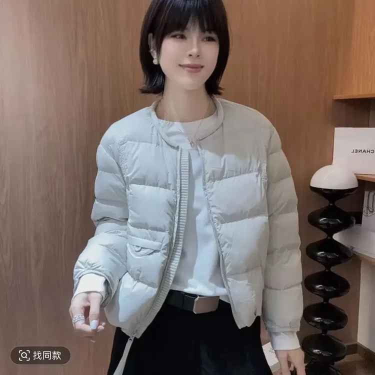 6611短款羽绒服百搭蓬松保暖白鸭绒网红轻薄显瘦