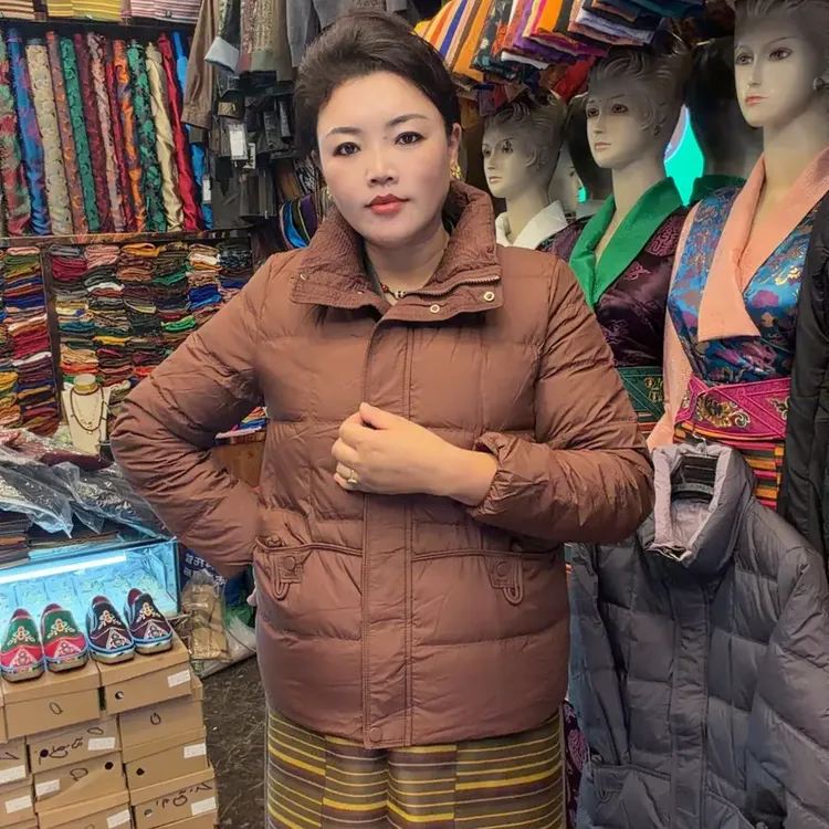 立领短款拉链休闲风时尚宽松型轻薄休闲显瘦