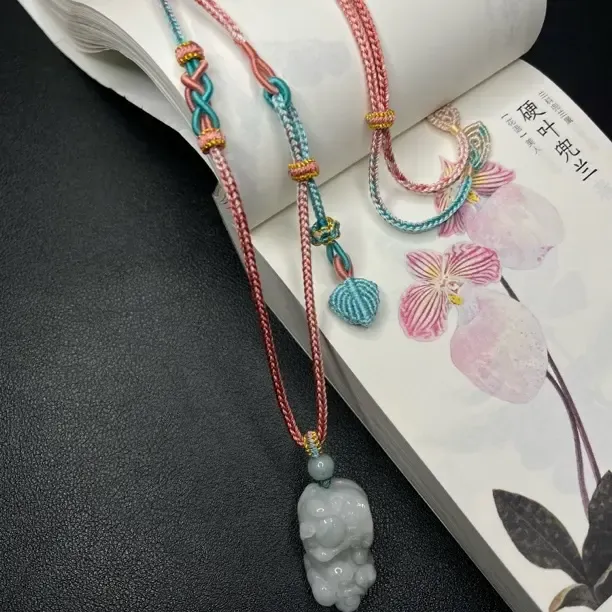 非金属布艺项链 定制款项链绳，可根据喜好定制不同颜色款
