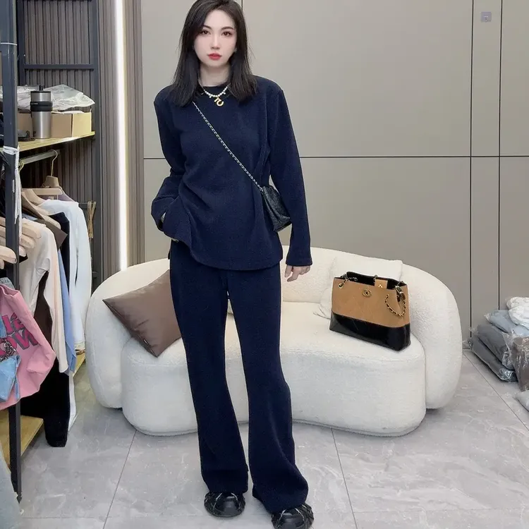 【木子家】小众女装纸片人套装宽松显瘦中长款