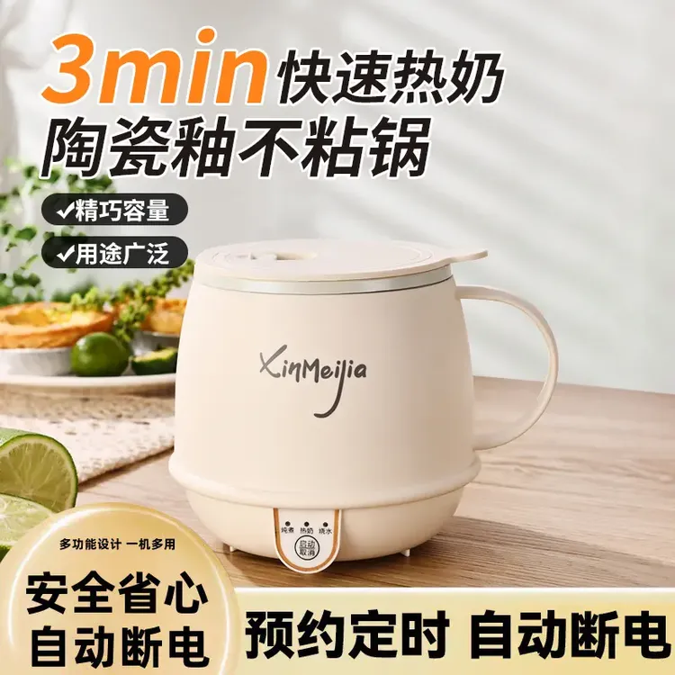 德国电热杯多功能热牛奶神器办公室小型家用养生杯煮粥煲汤炖煮杯